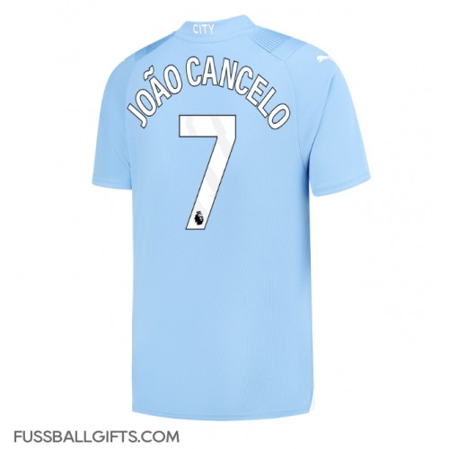 Manchester City Joao Cancelo #7 Fußballbekleidung Heimtrikot 2023-24 Kurzarm